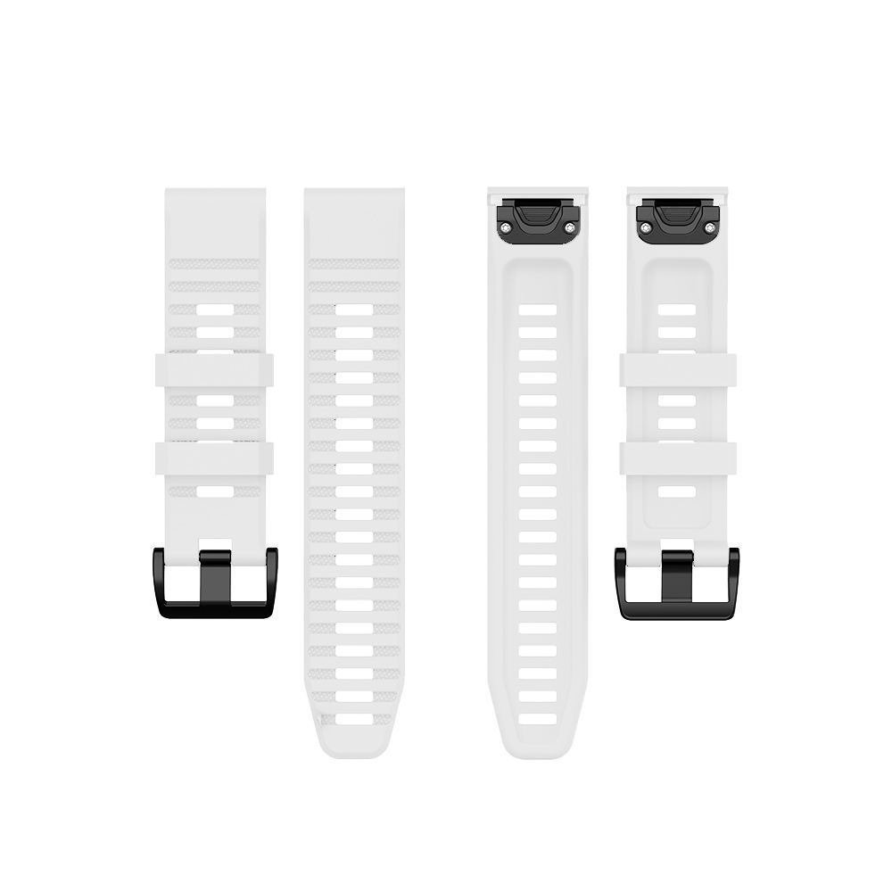 Λουράκι Σιλικόνης Stripe Band Sonique για Garmin Fenix 5/5 Plus/6/6 Pro/7/Sapphire/EPIX gen2/Descent G1/forerunner 935/945/955 Λευκό