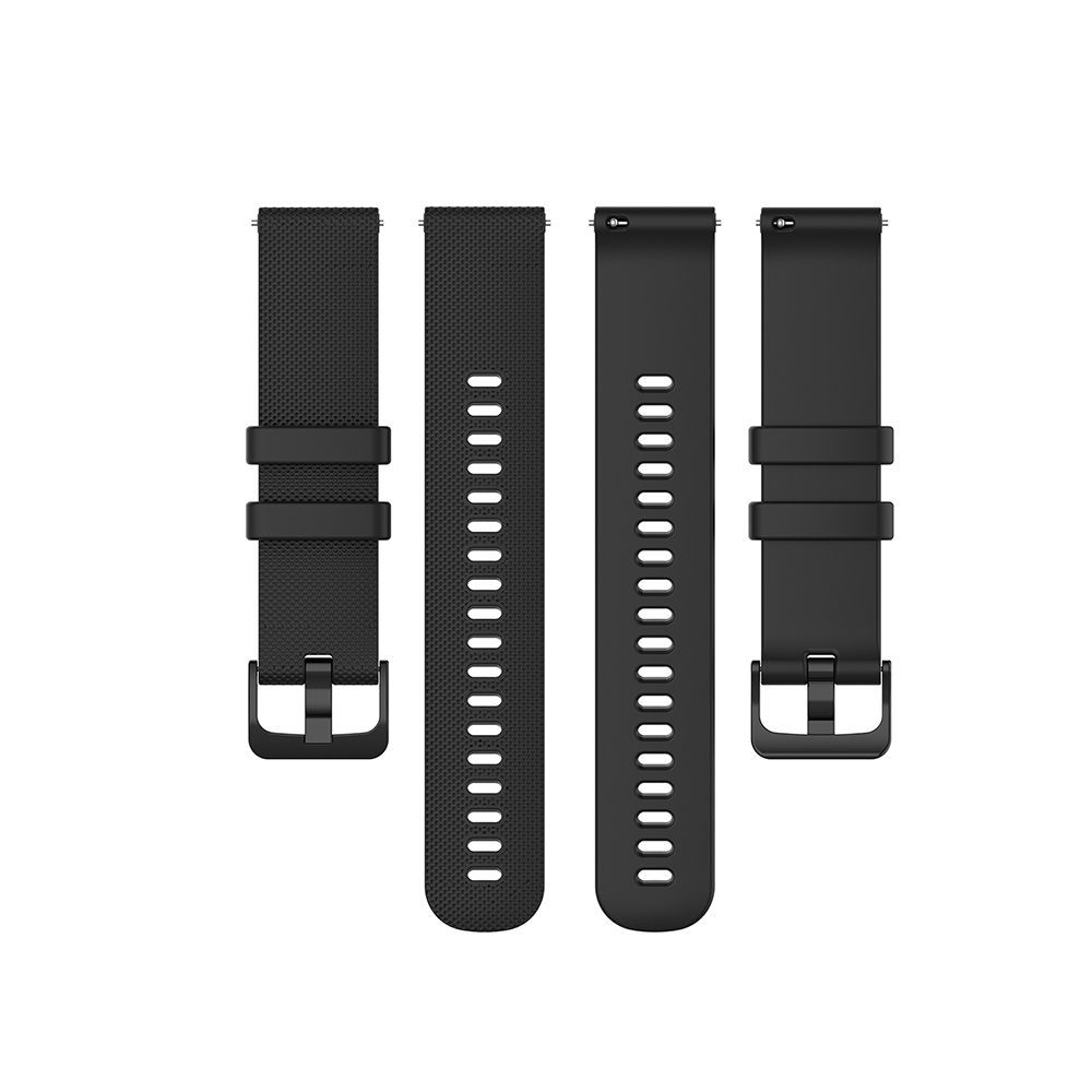Λουράκι Σιλικόνης Dot Band Sonique 18mm για Garmin Forerunner255S/Venu 2S/vivomove 3S/vivoactive 4S Μαύρο