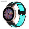 Λουράκι Σιλικόνης Universal Sport Band Sonique 22mm για Samsung, Huawei, Amazfit, Xiaomi, Honor Μαύρο / Γαλάζιο