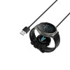 Ασύρματος Φορτιστής με Kαλώδιο USB-A 1μ για Huawei Watch GT3 Pro 46/43 / D/ GT Runner/ GT3 46/42 /Watch 3/3 Pro/ GT2 Pro/ECG Μαύρο