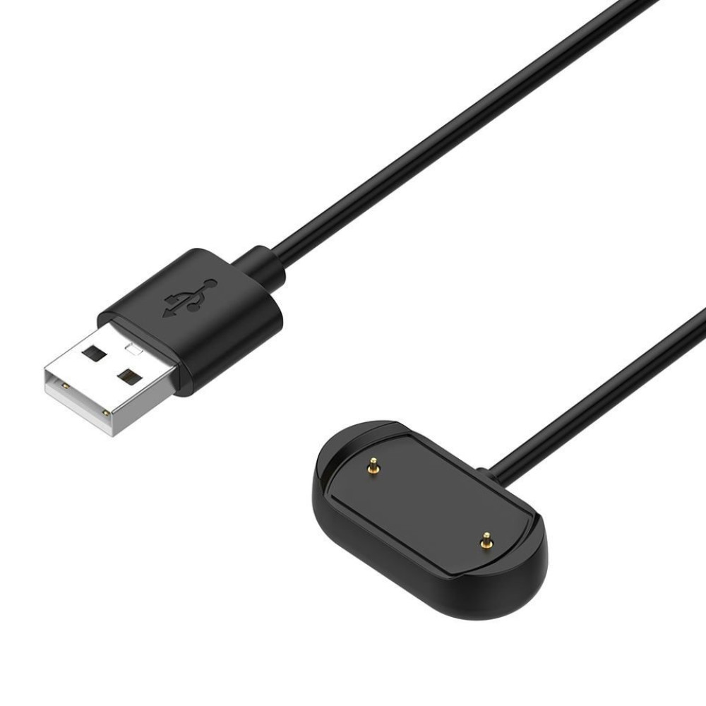 Καλώδιο Φόρτισης Dock USB-A για Amazfit GTR 4 / GTS 4 / GTR 3/3 Pro / GTS 3 / T-Rex 2  1 μέτρο Μαύρο