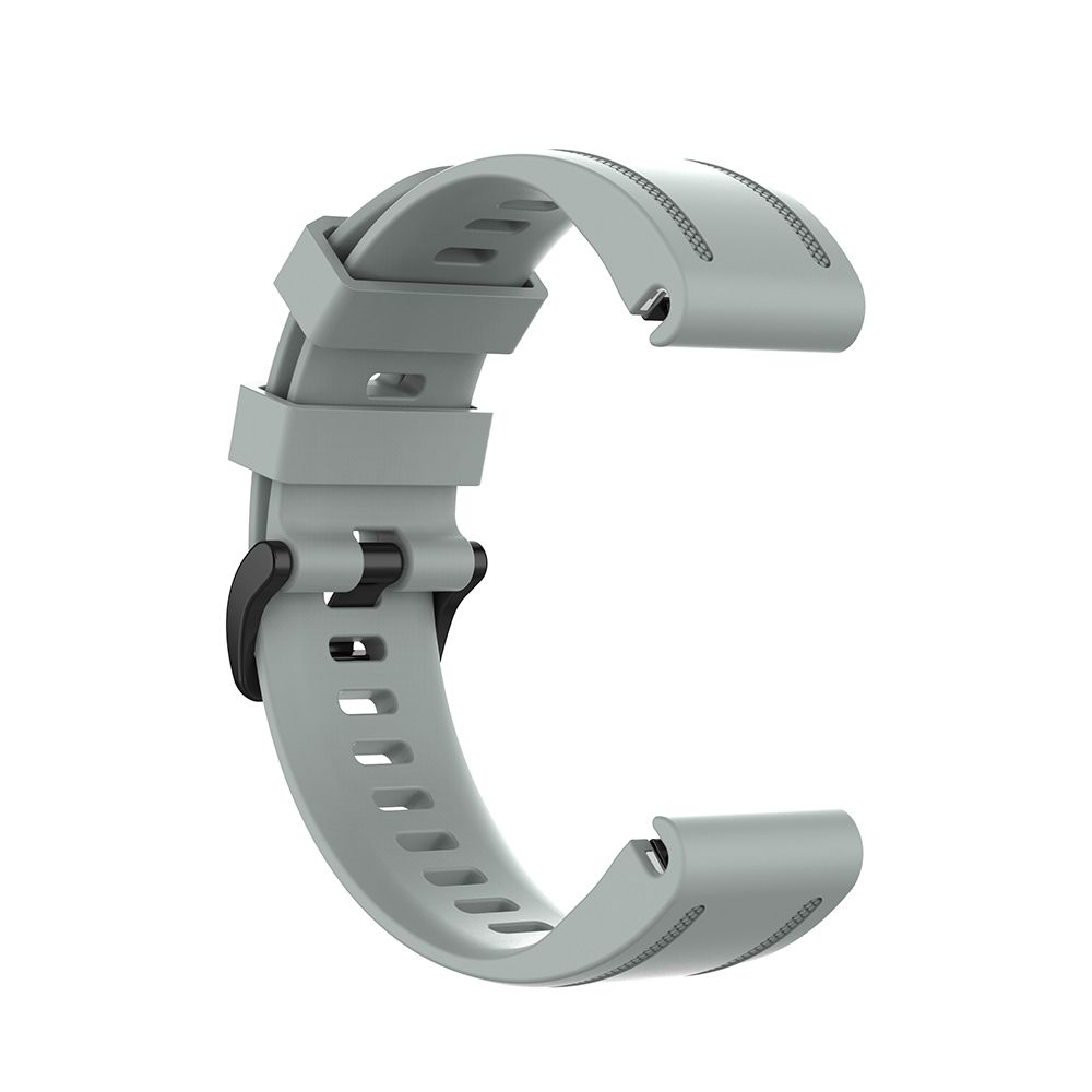 Λουράκι Σιλικόνης Stripe Dot Band Sonique 20mm για Garmin Fenix 7S/5S/5S Plus/6S/6S Pro/instinct 2S Γκρι