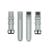 Λουράκι Σιλικόνης Stripe Dot Band Sonique 20mm για Garmin Fenix 7S/5S/5S Plus/6S/6S Pro/instinct 2S Γκρι