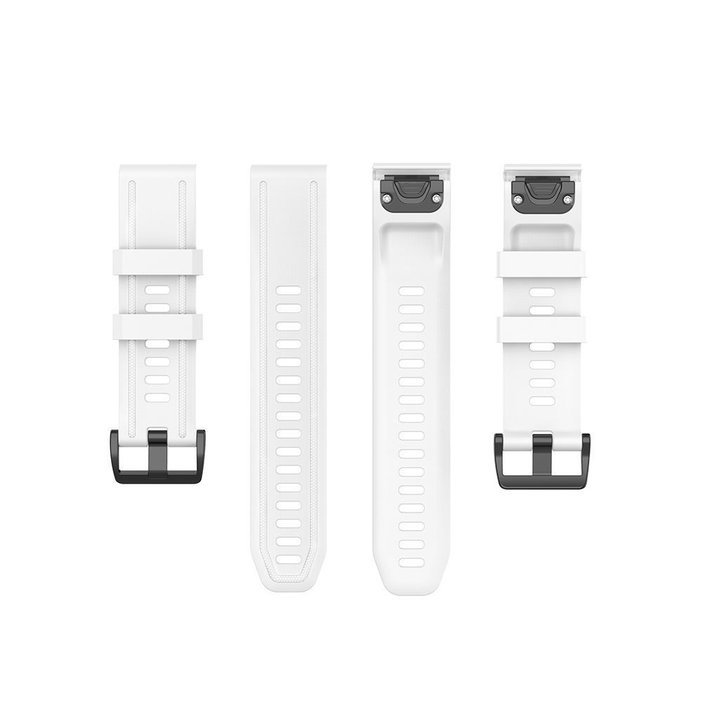 Λουράκι Σιλικόνης Stripe Dot Band Sonique 20mm για Garmin Fenix 7S/5S/5S Plus/6S/6S Pro/instinct 2S Λευκό