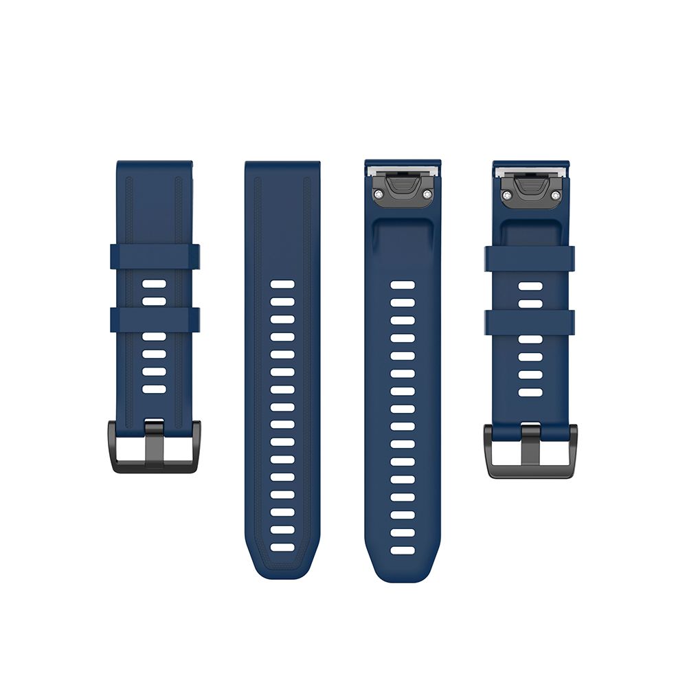 Λουράκι Σιλικόνης Stripe Dot Band Sonique 20mm για Garmin Fenix 7S/5S/5S Plus/6S/6S Pro/instinct 2S Μπλε Σκούρο