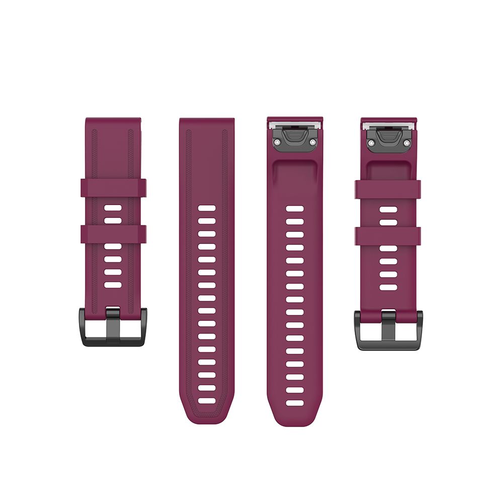 Λουράκι Σιλικόνης Stripe Dot Band Sonique 20mm για Garmin Fenix 7S/5S/5S Plus/6S/6S Pro/instinct 2S Μπορντό