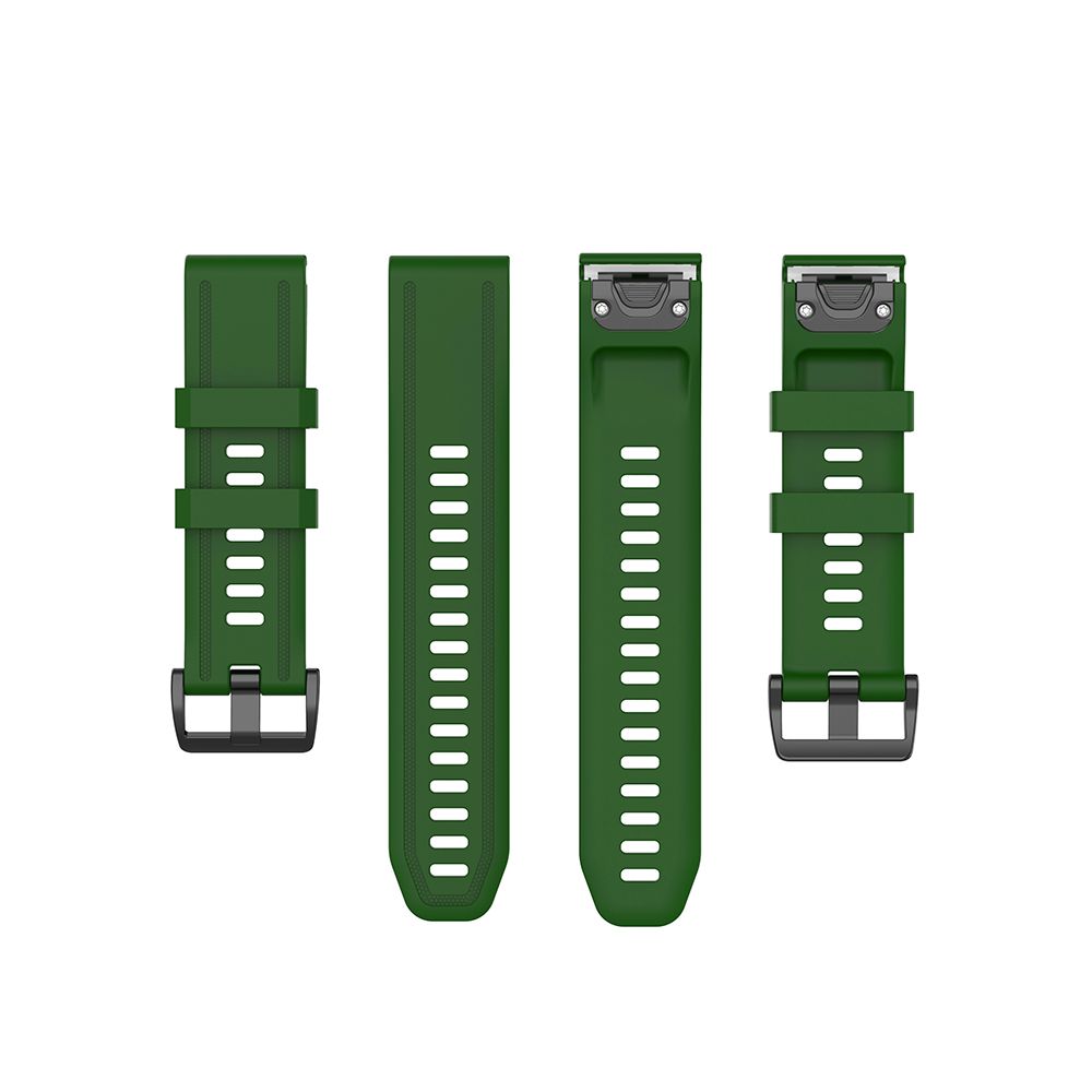 Λουράκι Σιλικόνης Stripe Dot Band Sonique 20mm για Garmin Fenix 7S/5S/5S Plus/6S/6S Pro/instinct 2S Χακί