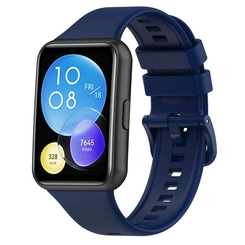 Λουράκι Σιλικόνης Soft Band Sonique για Huawei Fit 2 Active Μπλε Σκούρο