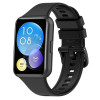 Λουράκι Σιλικόνης Soft Band Sonique για Huawei Fit 2 Active Μαύρο