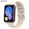 Λουράκι Σιλικόνης Soft Band Sonique για Huawei Fit 2 Active Σομόν