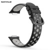 Λουράκι Σιλικόνης Sport Band Sonique για Huawei Fit 2 Active Μαύρο / Γκρι