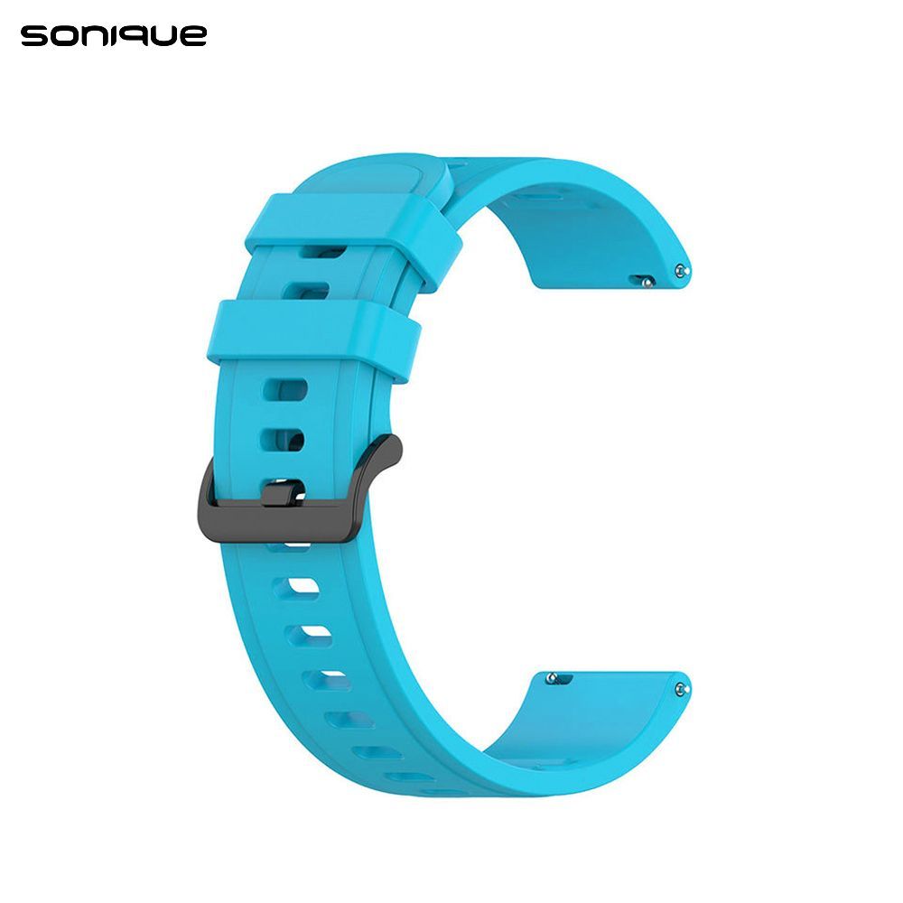 Λουράκι Σιλικόνης Soft Band Sonique 22mm για Amazfit GTR 3/ GTR 4/ GTR 47mm/GTR 3 pro/GTR 2e/GTR 2/3 Stratos/2 Stratos Γαλάζιο