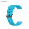 Λουράκι Σιλικόνης Soft Band Sonique 20mm για Amazfit GTS/GTS 2/GTS 2e/GTS 2mini/GTS3/GTR 42MM/BIP U/BIP/BIP lite/ZEPP E Γαλάζιο