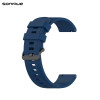 Λουράκι Σιλικόνης Soft Band Sonique 20mm για Amazfit GTS/GTS 2/GTS 2e/GTS 2mini/GTS3/GTR 42MM/BIP U/BIP/BIP lite/ZEPP E Μπλε Σκούρο