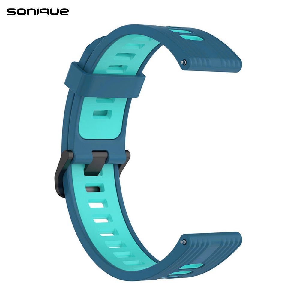 Λουράκι Σιλικόνης Sport Band Sonique 20mm για Amazfit GTS/GTS 2/3/4/GTS 2e/GTS 2mini/GTR 42MM/BIP U/BIP/BIP lite/ZEPP E Μπλε / Γαλάζιο