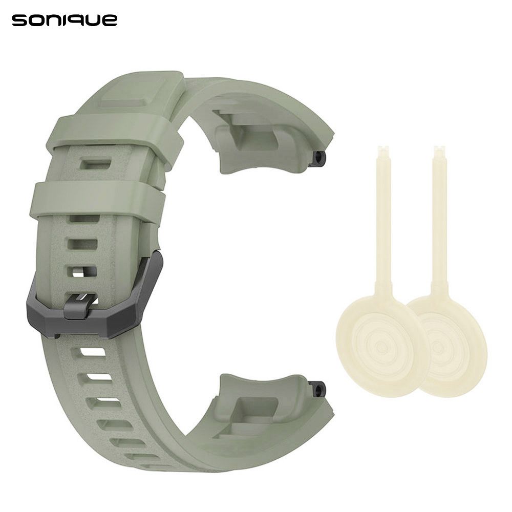 Λουράκι Σιλικόνης Smooth Band Sonique για Amazfit T-Rex 2 Γκρι