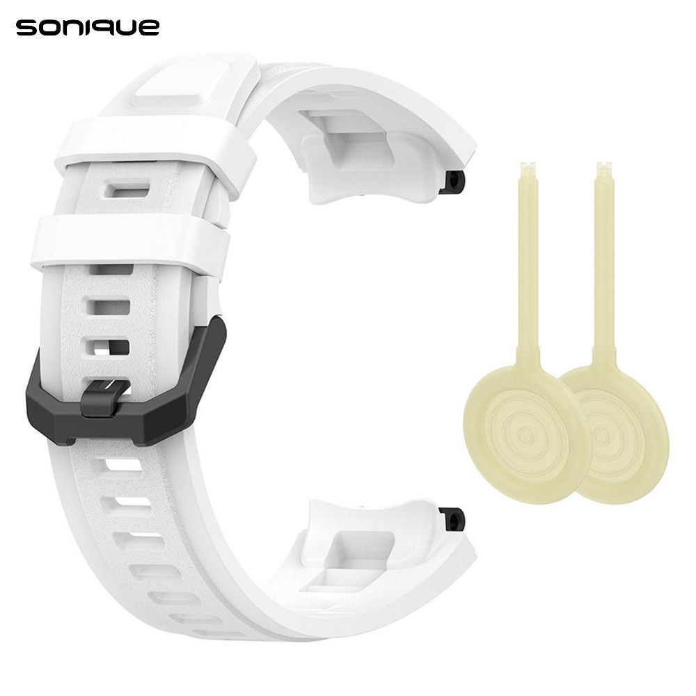 Λουράκι Σιλικόνης Smooth Band Sonique για Amazfit T-Rex 2 Λευκό