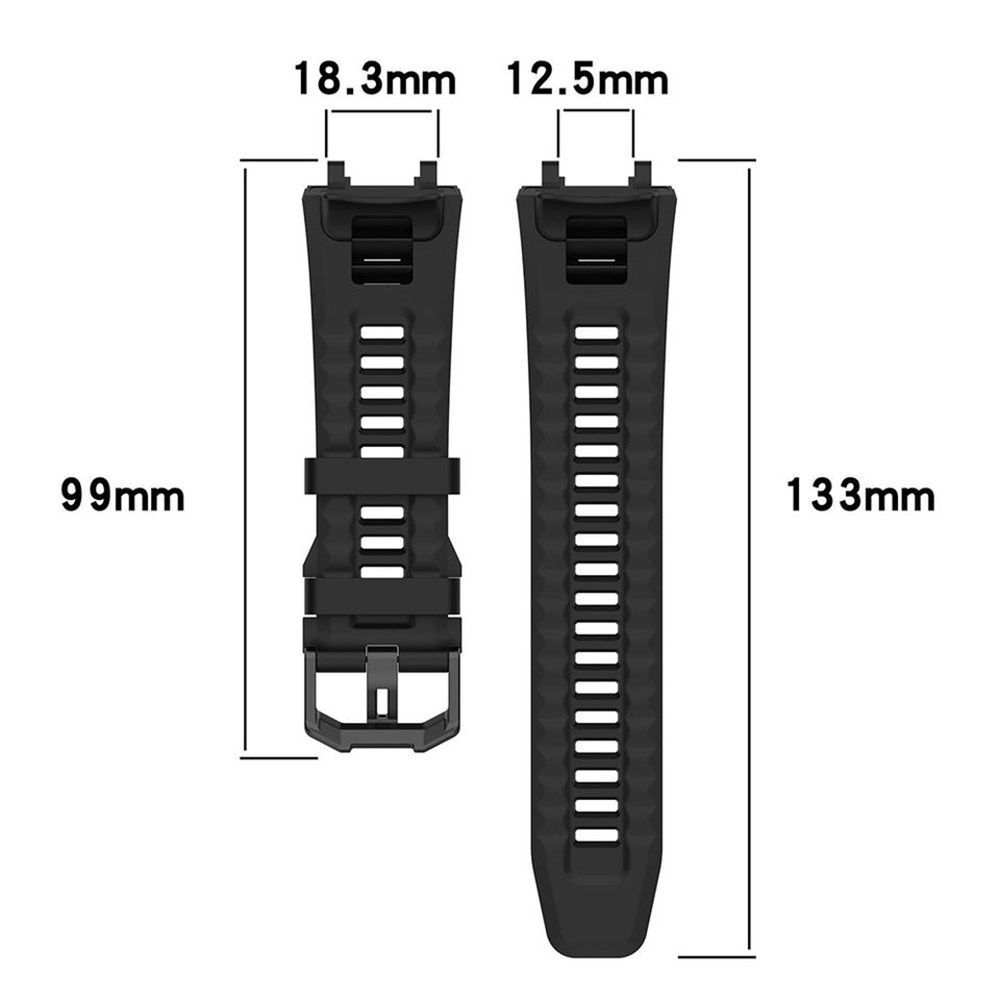 Λουράκι Σιλικόνης Smooth Band Sonique για Amazfit T-Rex 2 Μπλε Σκούρο