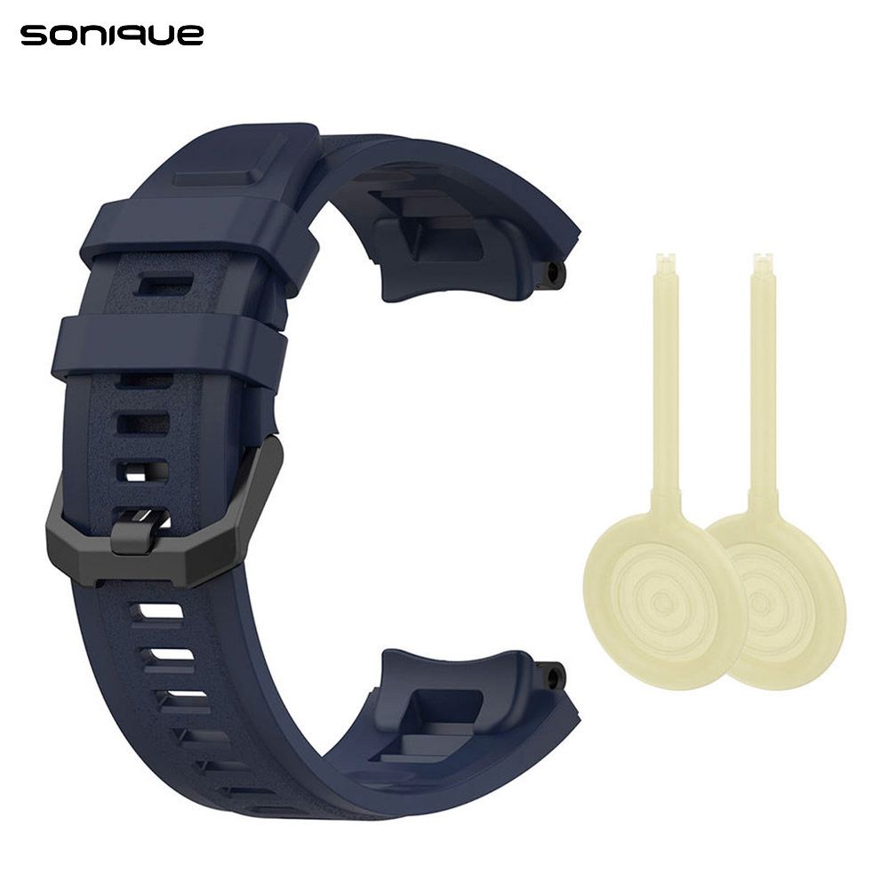 Λουράκι Σιλικόνης Smooth Band Sonique για Amazfit T-Rex 2 Μπλε Σκούρο