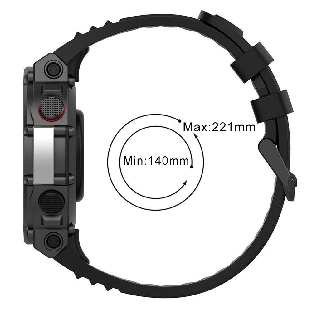 Λουράκι Σιλικόνης Smooth Band Sonique για Amazfit T-Rex 2 Μπλε Σκούρο