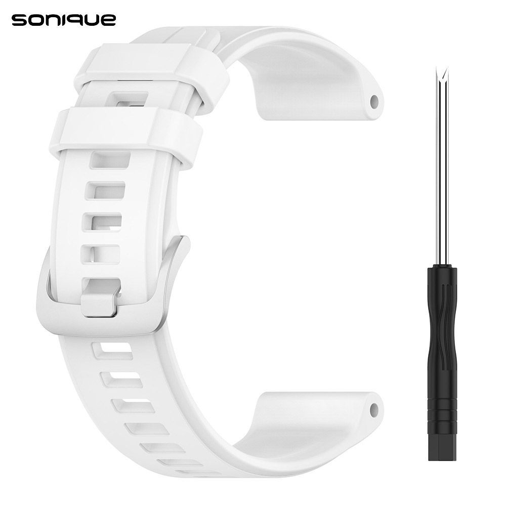 Λουράκι Σιλικόνης Soft Band Sonique για Garmin Fenix 5/5 Plus/6/6 Pro/7/Sapphire/EPIX gen2/Descent G1/forerunner 935/945/955 Λευκό