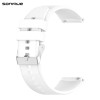 Λουράκι Σιλικόνης Smooth Band Sonique 20mm για Huawei Watch GT3 42mm/GT3Pro 43mm/GT2 42mm Λευκό