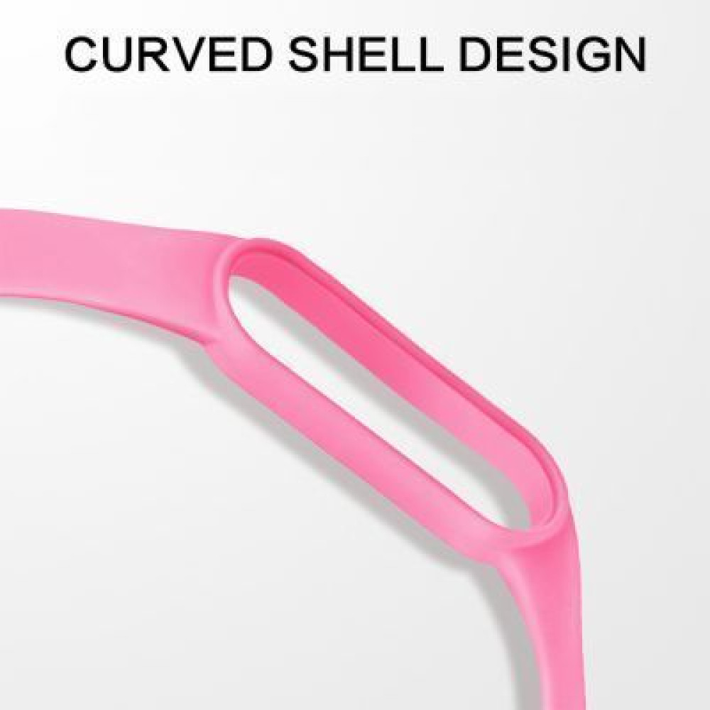 Λουράκι Σιλικόνης Sonique Color για Xiaomi Mi Band 7 Ροζ Ανοιχτό