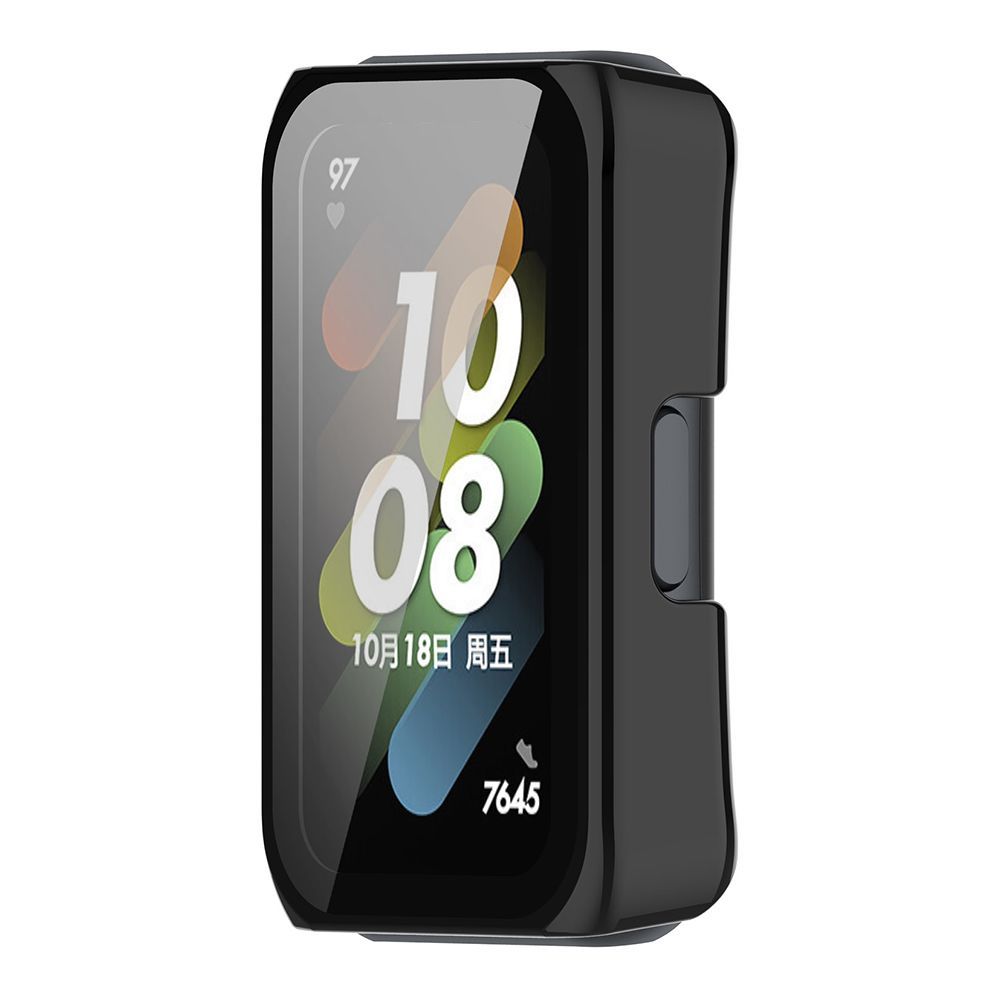 Θήκη Προστασία PC + Tempered Glass Sonique για Huawei Band Band 6 / Band 7 Μαύρο