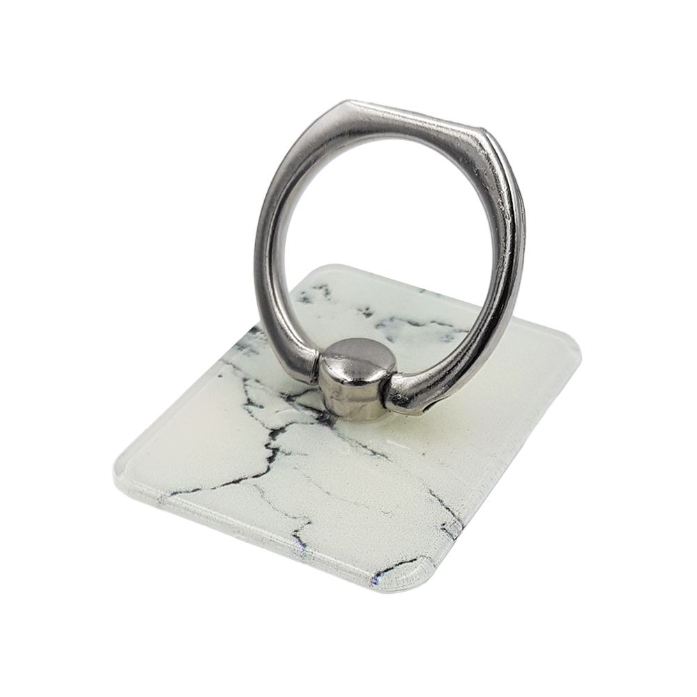 Αυτοκόλλητο Δαχτυλίδι Bracket Marble Λευκό