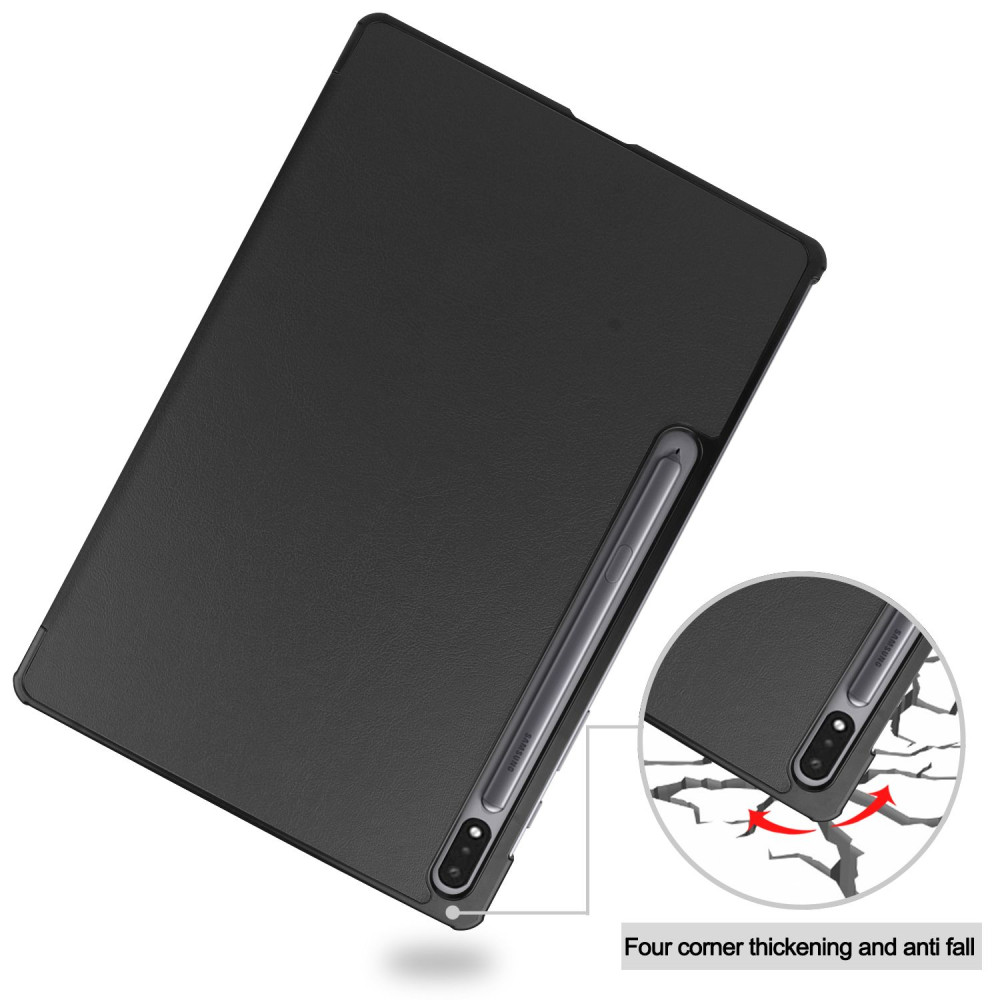 Θήκη Tablet Smartcase Slim Sonique για Samsung Galaxy TAB S7+ 12.4" / Galaxy TAB S8+ 12.4" Μαύρο