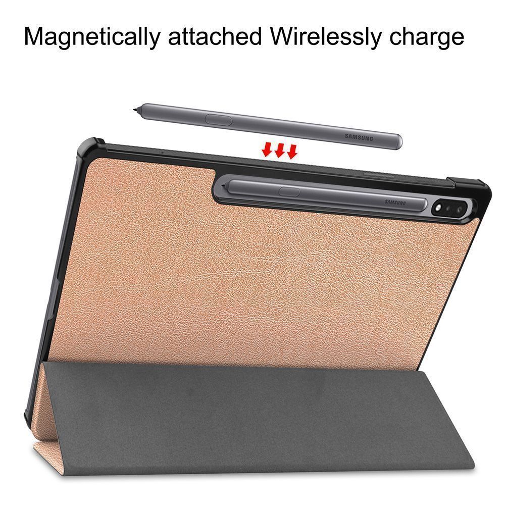 Θήκη Tablet Smartcase Slim Sonique για Samsung Galaxy TAB S7+ 12.4" / Galaxy TAB S8+ 12.4" Ροζ Χρυσό