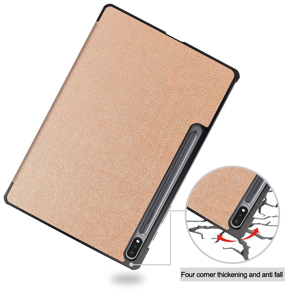 Θήκη Tablet Smartcase Slim Sonique για Samsung Galaxy TAB S7+ 12.4" / Galaxy TAB S8+ 12.4" Ροζ Χρυσό