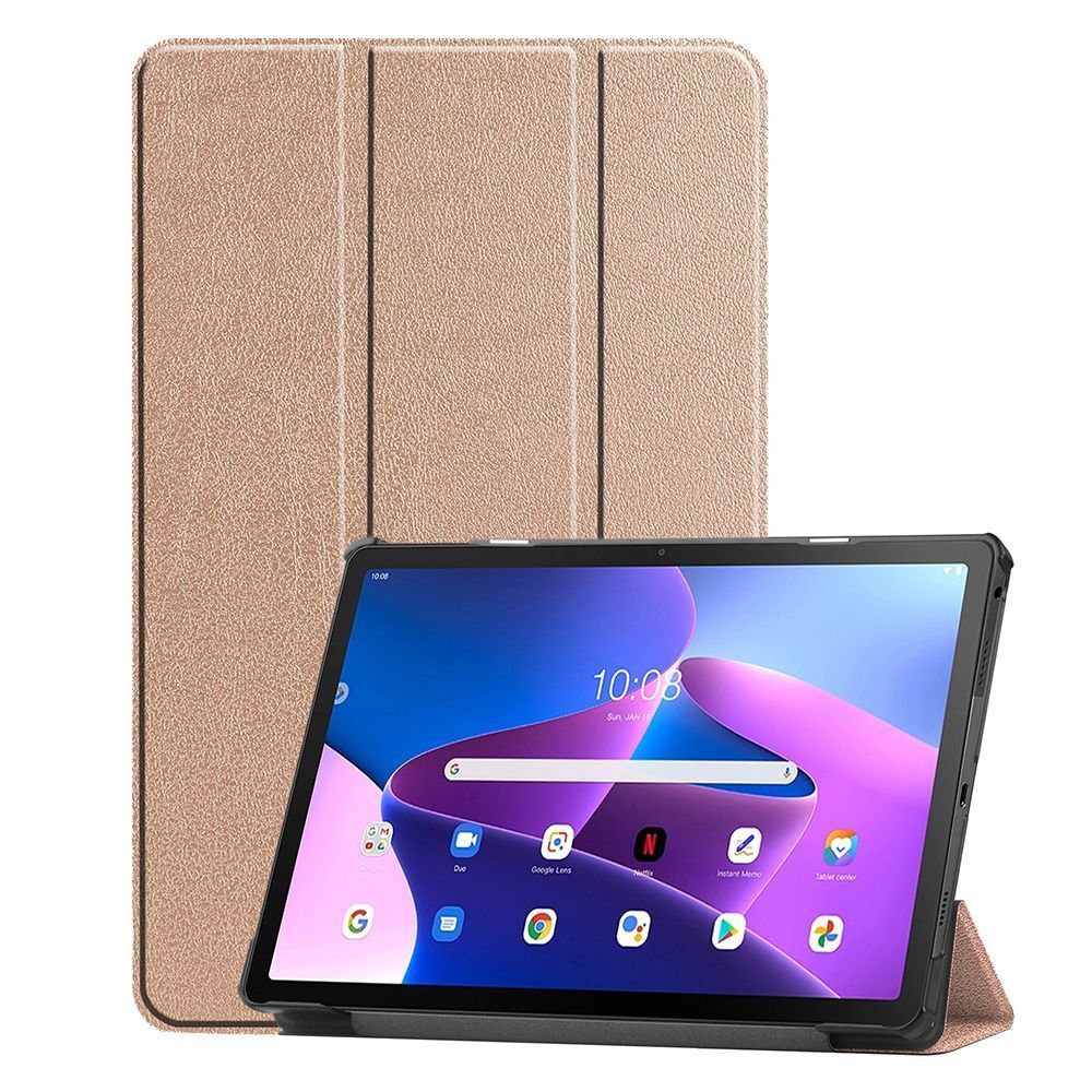 Θήκη Tablet Smartcase Slim Sonique για Lenovo Tab M10 Plus 3rd Gen 10.6" Ροζ Χρυσό
