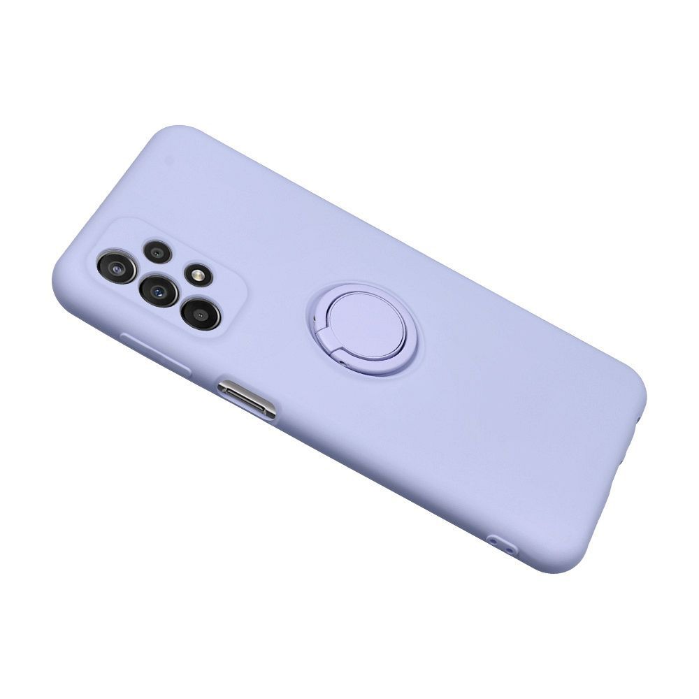 Θήκη Σιλικόνης Ring Case Samsung Galaxy A23 5G / Galaxy A23 4G Λιλά
