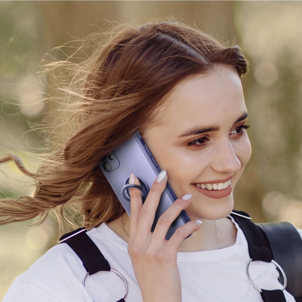 Θήκη Σιλικόνης Ring Case Samsung Galaxy A23 5G / Galaxy A23 4G Λιλά