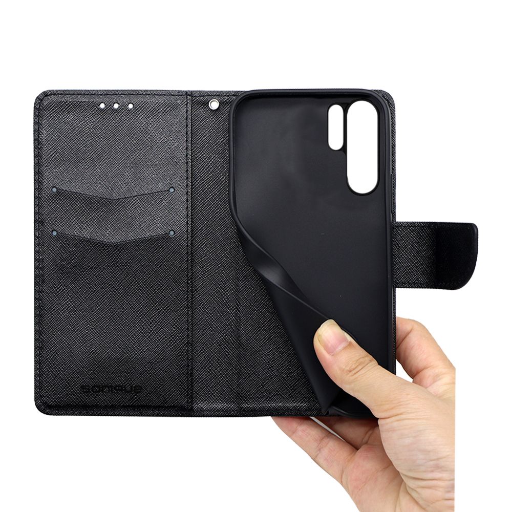 Θήκη Πορτοφόλι Sonique Trend Wallet Huawei P30 Pro Μαύρο