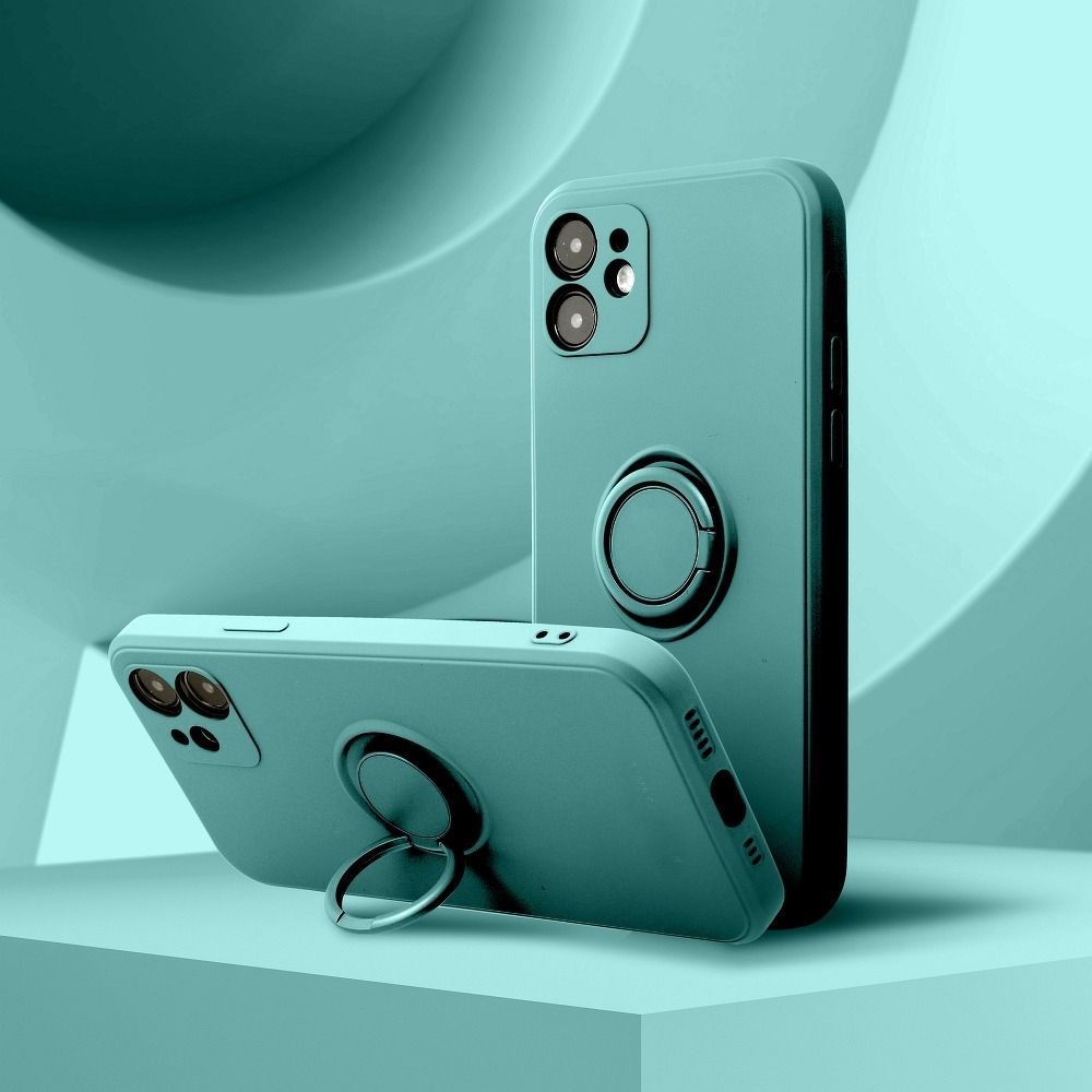 Θήκη Σιλικόνης Ring Case Samsung Galaxy A13 4G Πράσινο Σκούρο