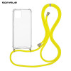 Θήκη Σιλικόνης με Κορδόνι Sonique Armor Clear Apple iPhone 12 mini Κίτρινο