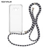 Θήκη Σιλικόνης με Κορδόνι Sonique Armor Clear Samsung Galaxy S8 Rainbow Μαύρο