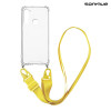 Θήκη Σιλικόνης με Strap Sonique Armor Clear Xiaomi Redmi Note 8T Κίτρινο