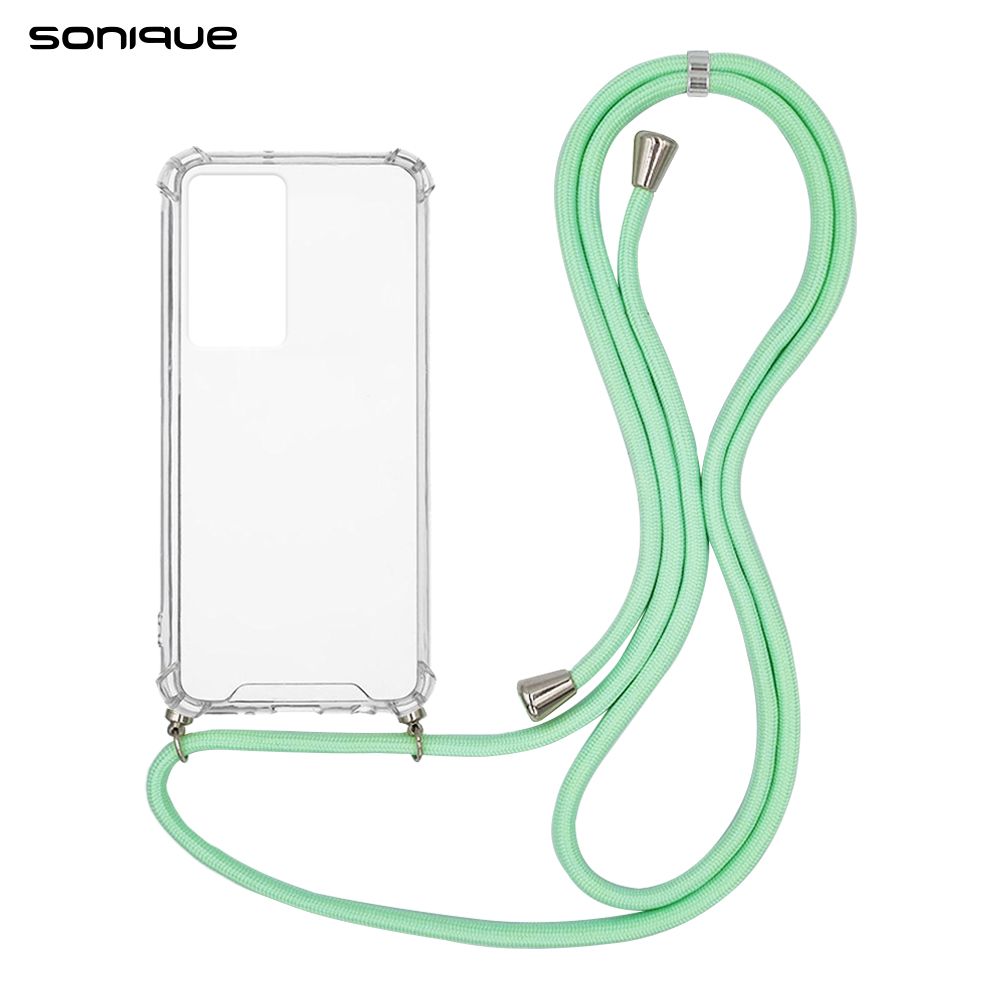 Θήκη Σιλικόνης με Κορδόνι Sonique Armor Clear Xiaomi Poco F4 5G Βεραμάν