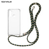 Θήκη Σιλικόνης με Κορδόνι Sonique Armor Clear Xiaomi Redmi Note 8T Rainbow Πράσινο