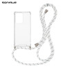 Θήκη Σιλικόνης με Κορδόνι Sonique Armor Clear Xiaomi Xiaomi 11T / Xiaomi 11T Pro Rainbow Λευκό