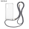 Θήκη Σιλικόνης με Κορδόνι Sonique Armor Clear Huawei Nova 9 SE Rainbow Μαύρο