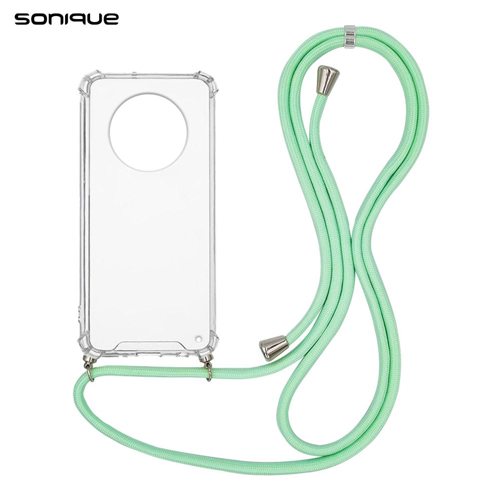 Θήκη Σιλικόνης με Κορδόνι Sonique Armor Clear Huawei Nova Y90 Βεραμάν