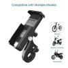Μεταλική Βάση Κινητού για e-Scooter / Bike T5I Μαύρο