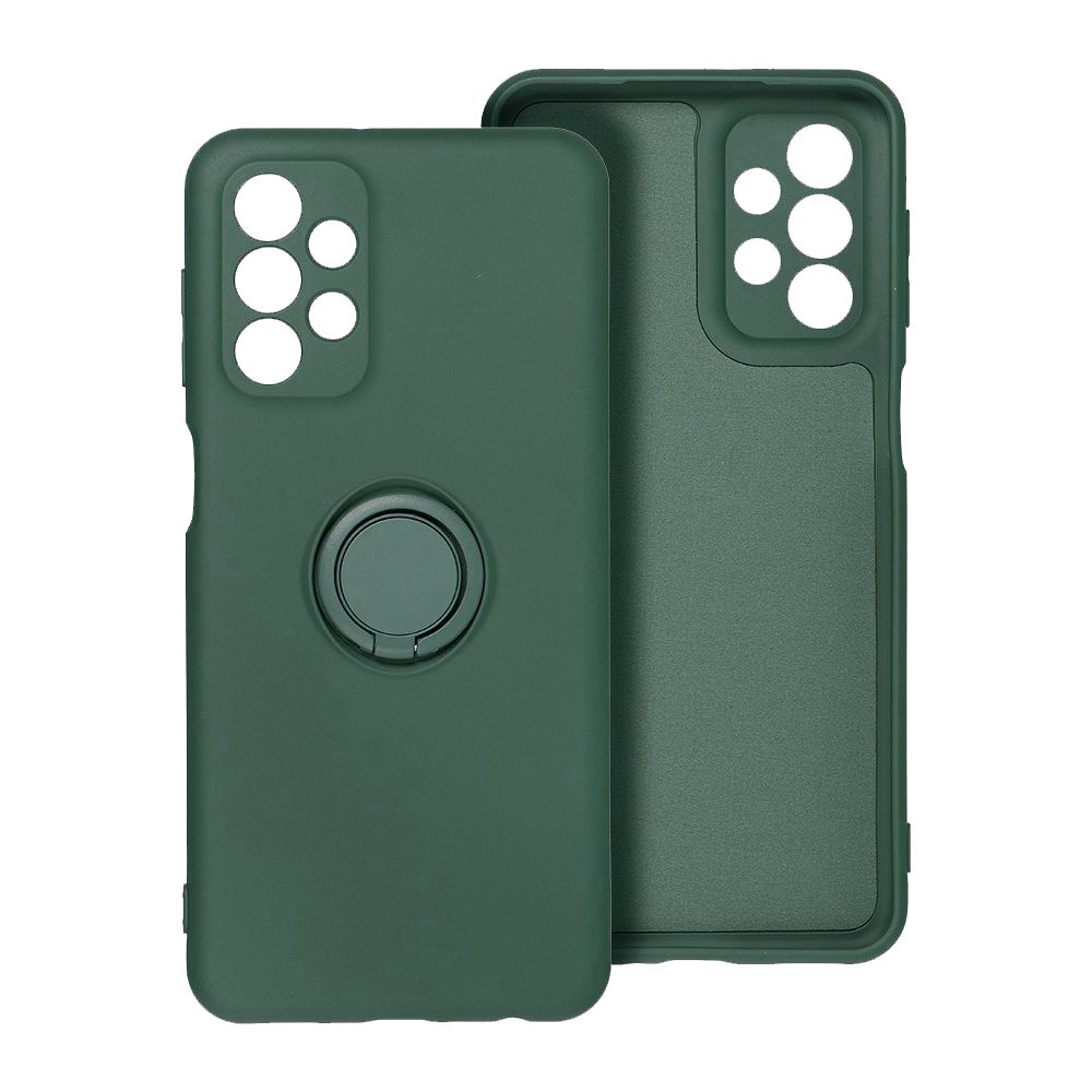 Θήκη Σιλικόνης Ring Case Samsung Galaxy A52 4G/5G / Galaxy A52s 5G Πράσινο Σκούρο