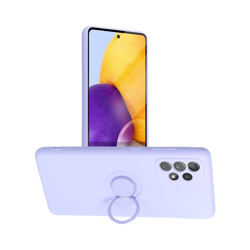 Θήκη Σιλικόνης Ring Case Samsung Galaxy A53 5G Λιλά