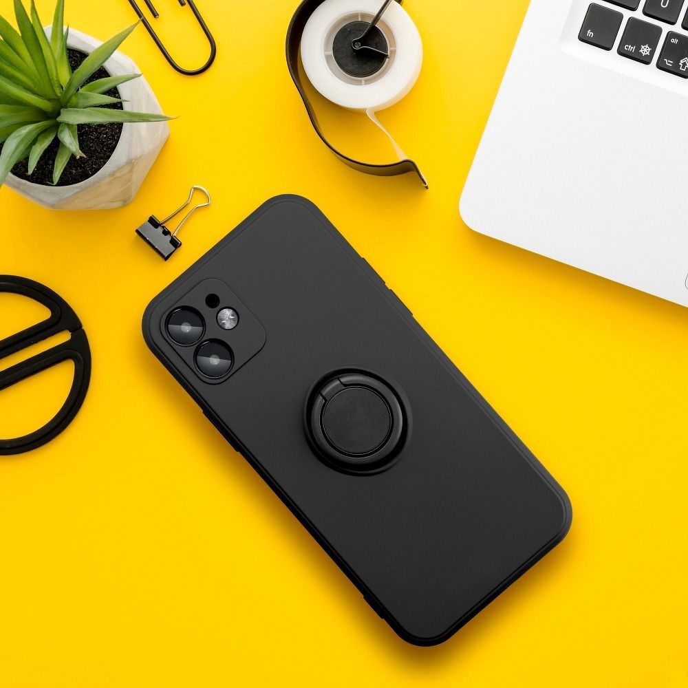 Θήκη Σιλικόνης Ring Case Samsung Galaxy A53 5G Μαύρο