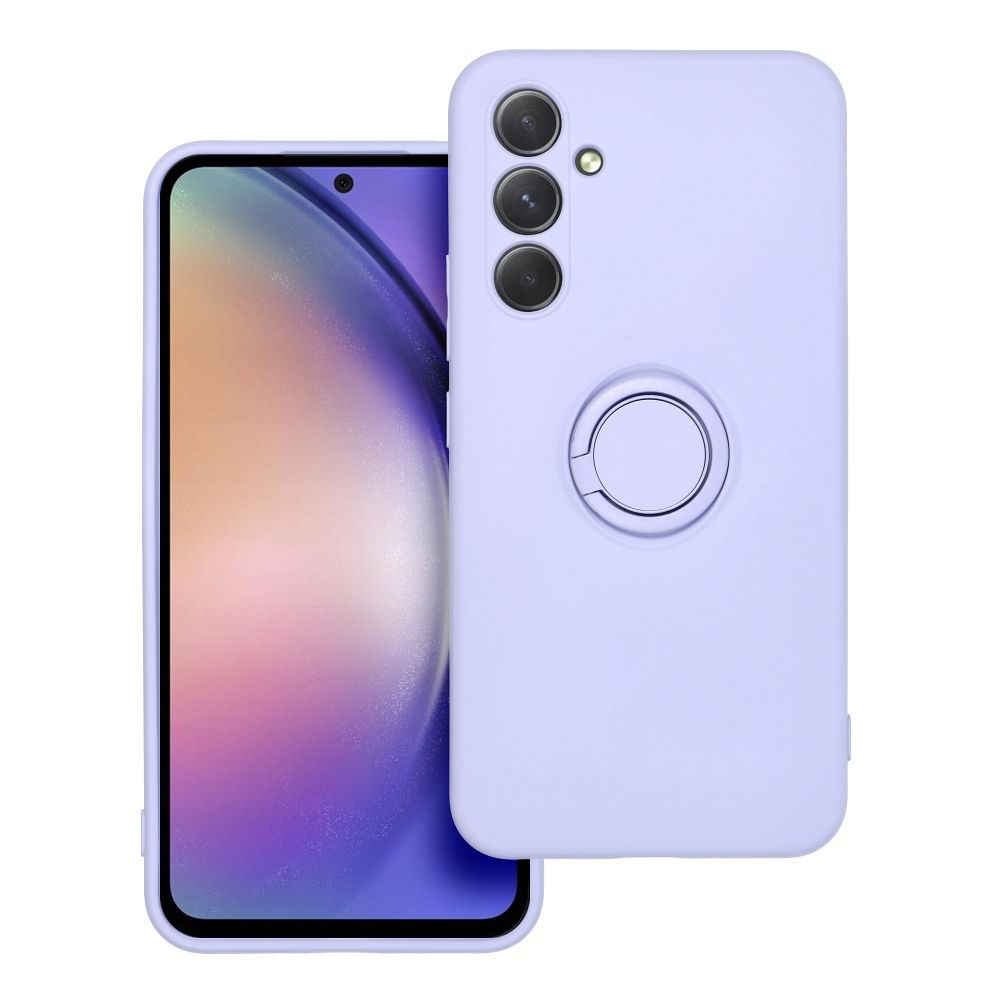 Θήκη Σιλικόνης Ring Case Samsung Galaxy A54 5G Λιλά